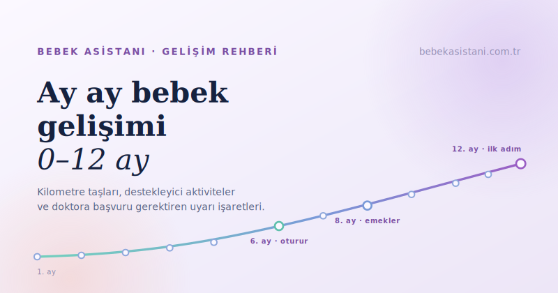 Ay Ay Bebek Gelişimi: 0-12 Ay Kilometre Taşları Rehberi